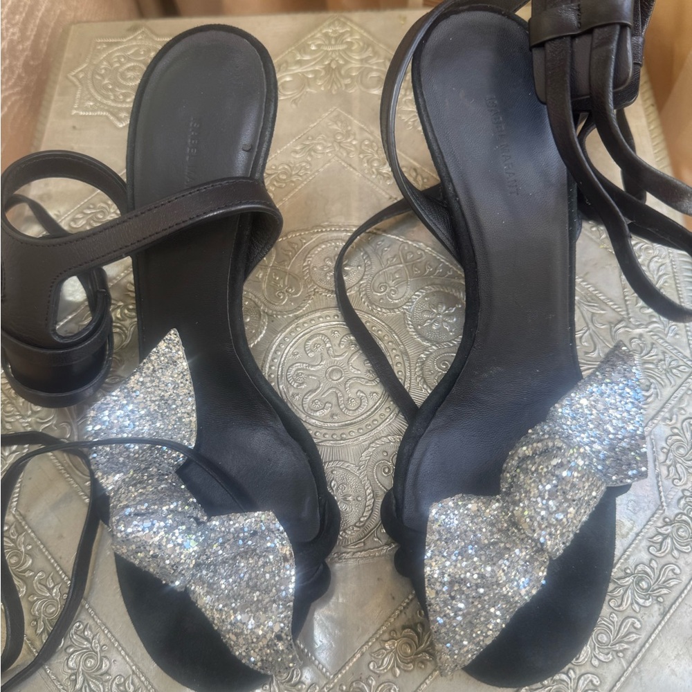 Isabela Marant Black and Silver Heels. - Picture 3 of 9